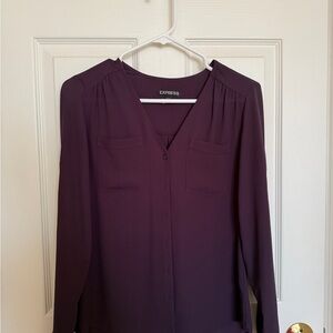Express Deep Purple Women's Blouse